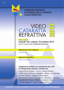 VIDEO CATARATTA REFRATTIVA