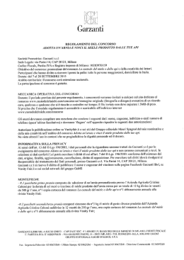 REGOLAMENTO &icirc;)EL CONCORSO ADOTTA UN`ARNIA E VINCI IL