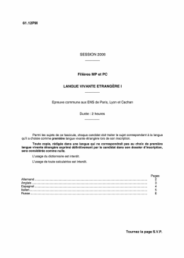 61.12PM SESSION 2006 - banques