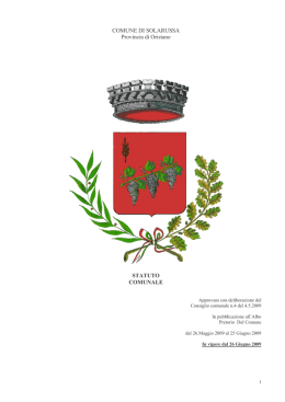 Solarussa - statuto per mininterno