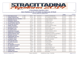 V Stracittadina Aquilana 2014 Gara Podistica di Km