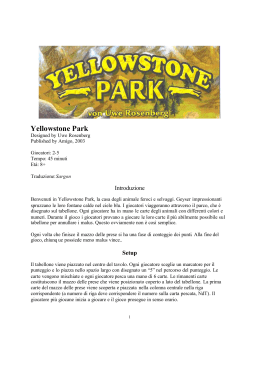Yellowstone Park ITA