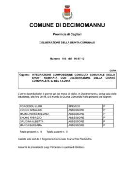 Scarica documento - Comune di Decimomannu