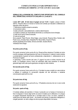 Verbale N. 6 del 24/06/2011