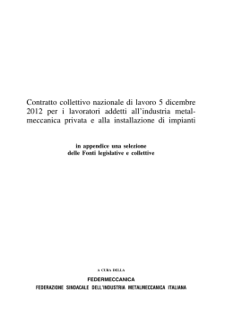 Scarica il contratto collettivo nazionale del 5