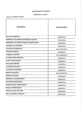 scrutini finali as. 20132014 scuola primaria