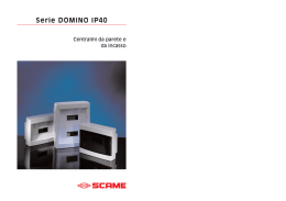 Serie DOMINO IP40 - Scame Parre S.p.A.