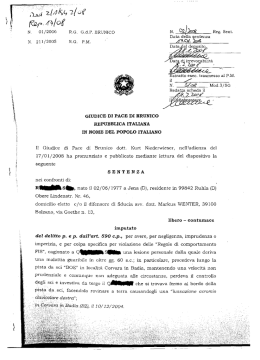Testo della sentenza