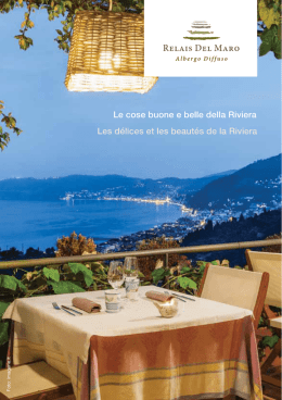 Le cose buone della Riviera - Associazione Nazionale Alberghi Diffusi