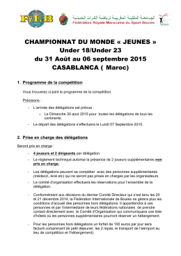 circulaire casablanca (fra - ita) - Fédération Internationale de Boules