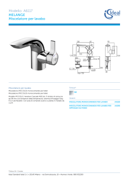 Melange - Miscelatore per lavabo (Modello: A6117)
