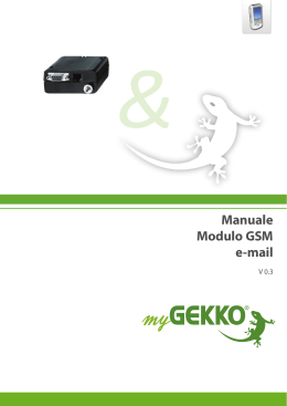 Manuale Modulo GSM e-mail