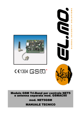 Modulo GSM Tri-Band per centrale NET5 e antenna