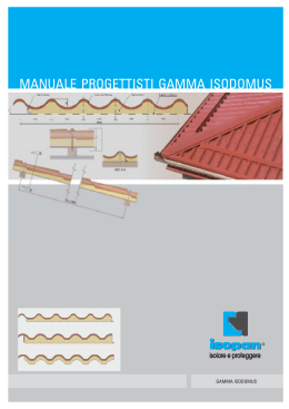MANUALE PROGETTISTI GAMMA ISODOMUS