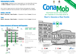 del pieghevole ConaMob per gli abitati di