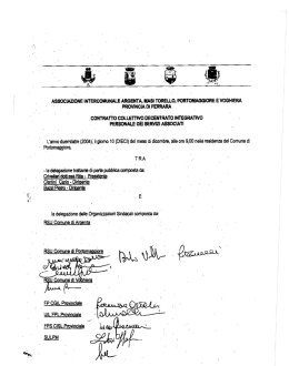 ASSOCIAZIONE INTERCOMUNALE ARGENTA, MASI TORELLO