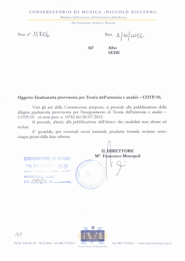 Teoria dell`armonia e analisi