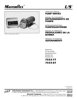 pump drives entraînements de pompe pumpenantriebe propulsores