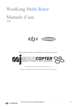 WooKong Multi-Rotor Manuale d`uso