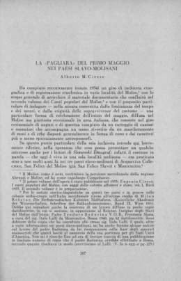 LA &laquo;PAGLL\RA&raquo; DEL PRIMO MAGGIO NEI PAESI SLAVO