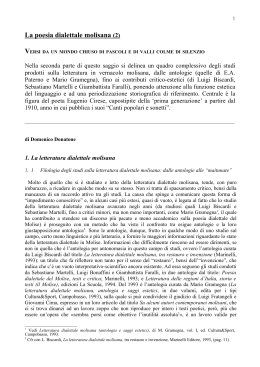La poesia dialettale molisana (2)
