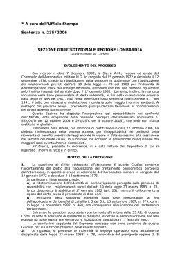 Sentenza n. 235/2006 del 30 marzo 2006 &OElig;