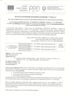 PON-FESR E1 - 2014-1719 - Asse I