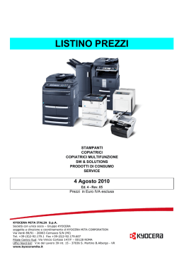 LISTINO PREZZI - Azienda Sanitaria Locale Avellino