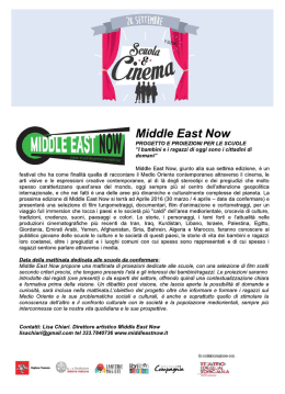 Middle east - Cinematografia Medio Orientale