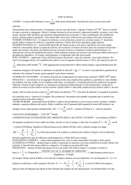 Sunto di chimica