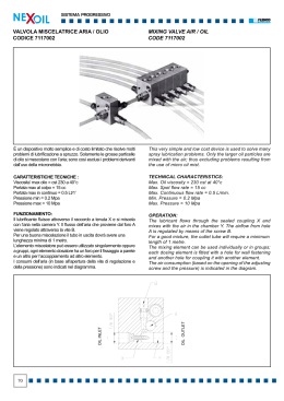 valvola miscelatrice aria / olio codice 7117002 mixing valve