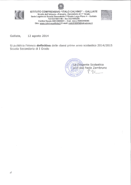 Istituto Comprensivo "Italo Calvino"