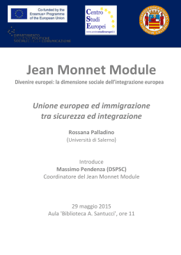 Jean Monnet Module - Centro Studi Europei