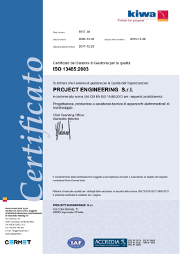 View UNI EN ISO13485 certificate