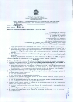 udienze di giudizio direttissimo turno vpo 149-2015