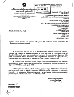 Circ. Mipaaf - Federcoopesca