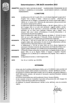 Scarica il documento - Parco Nazionale d`Abruzzo Lazio e Molise