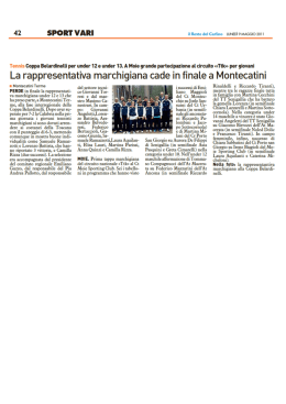 Tennis, Coppa belardinelli