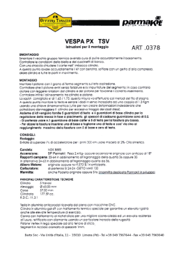 Manuale montaggio cilindro tvs parmakit art.0378