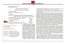 Documenti Processo PdA - Storia e Memoria di Bologna