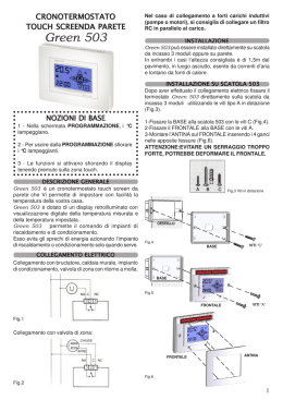 Scheda tecnica Green - MG Elettroforniture