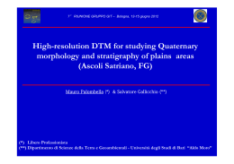 High-resolution DTM for studying quaternary morphology and