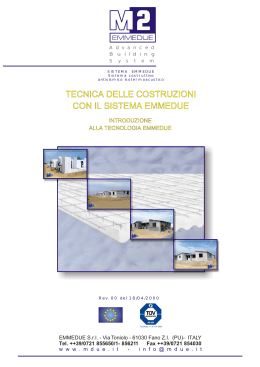 Tecnica delle costruzioni con il sistema Emmedue &ndash; Introduzione