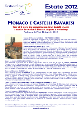 Tour Monaco e Castelli