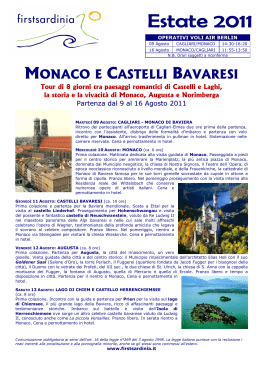 Tour Monaco e Castelli