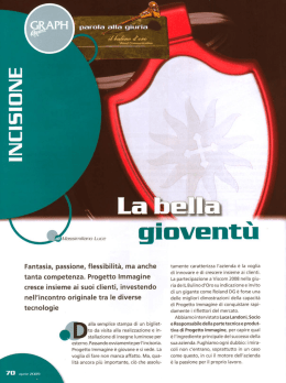 Leggi l`articolo - Progetto Immagine