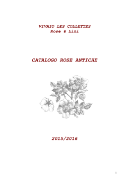 scaricabile in PDF - Vivaio Les Collettes