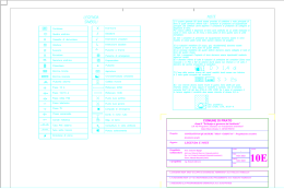 Tavola E10: Legenda e note