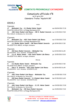 Scarica il calendario Aquilotti