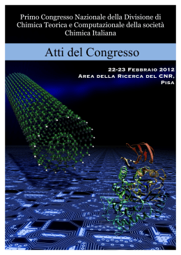 Atti del Congresso - ICCOM-CNR UOS di Pisa